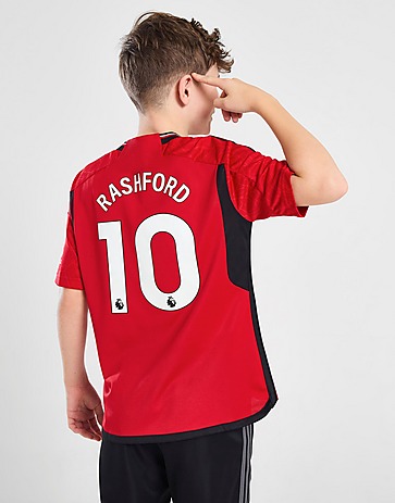 adidas Manchester United 23/24 Rashford #10 Home Shirt Jr