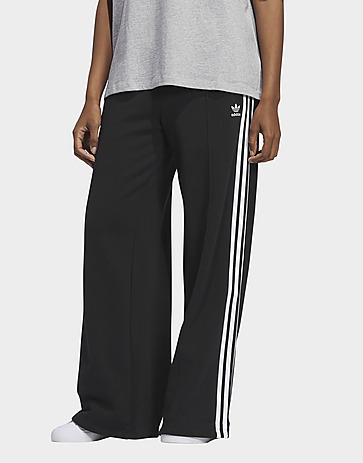 adidas 3-Stripes Loose French Terry Wide Leg Pants