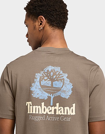 Timberland Rugged Active Gear Back Graphic Tee
