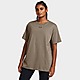 Brown/Grey Under Armour Short-Sleeves Campus Oversize SS