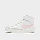 Grey/White/White/Pink/Pink Nike Blazer Mid '77 Children