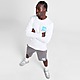 White The North Face Fine Box Long Sleeve T-Shirt