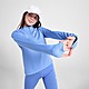 Blue Nike Girls' Fitness Long Sleeve 1/2 Zip Top Junior