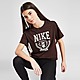 Brown Nike Girls' Trend Boyfriend T-Shirt Junior