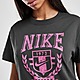 Black Nike Girls' Trend Boyfriend T-Shirt Junior