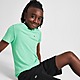 Black Lacoste Fleece Cargo Shorts Junior