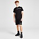 Black Emporio Armani EA7 7 Lines Short Sleeve T-Shirt Junior