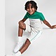 Green Tommy Hilfiger Colour Block T-Shirt/Shorts Set Children