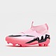 Pink Nike Mercurial Superfly 8 Academy FG Junior