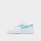 White/White/Blue Nike Air Force 1 Low Infant