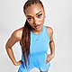 Blue Nike Training One Cropped Tank Top