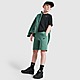 Green Nike Tech Fleece Shorts Junior