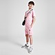 Pink adidas Originals Trefoil Mono All Over Print Shorts Junior