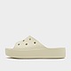 White Crocs Classic Platform Slides Women's