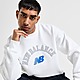 White New Balance Logo Crew Sweatshirt