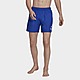Blue/White adidas CLX Short Length Swim Shorts