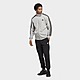 Grey/Grey/Black adidas Basic 3-Stripes French Terry Track Suit