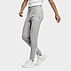 Grey/Grey/White adidas Essentials Linear French Terry Cuffed Pants