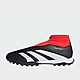 Black adidas Predator 24 League Laceless Turf Boots