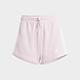 White/Pink/White adidas Essentials 3-Stripes Shorts