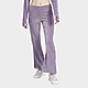 Grey/Purple adidas Originals Crushed Velvet Flared Pants