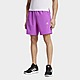 Purple adidas Gym+ Training 3-Stripes Woven Shorts