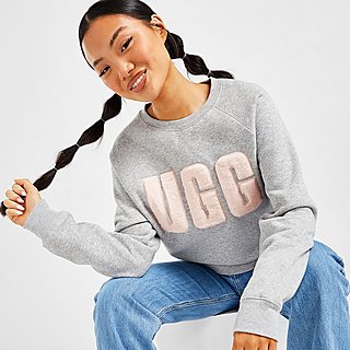 UGG Fuzzy Logo Crew Sweatshirt