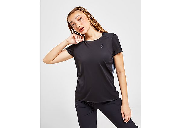 ON Running Performance Short Sleeve T-Shirt Black- Dames