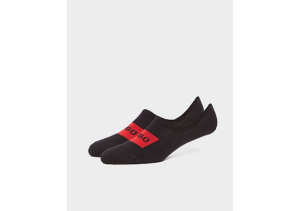 HUGO 2-Pack Low Cut Label Socks - Black