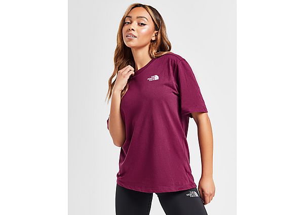 The North Face Simple Dome T-Shirt Dames Red- Dames