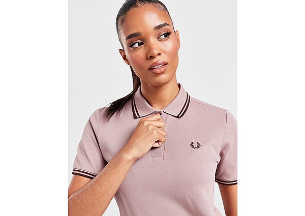 Fred Perry Twin Tipped Polo Shirt Pink- Dames