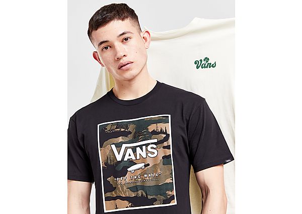 Vans Classic Print Box T-Shirt Black- Heren