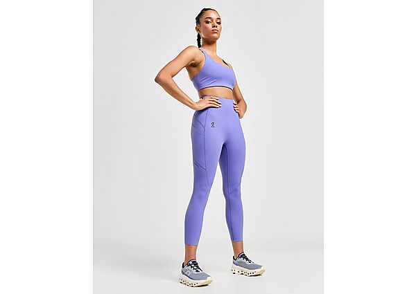 ON Running Movement Tights Blue- Dames
