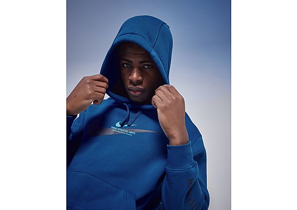 Nike Sportswear Fleecehoodie voor heren Industrial Blue- Heren Industrial Blue