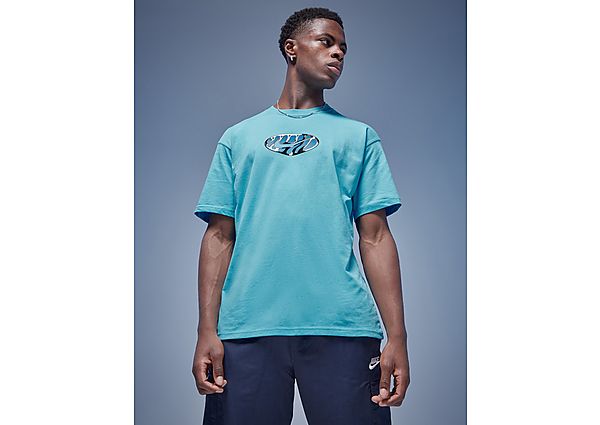 Nike Sportswear Max90 T-shirt Baltic Blue- Heren