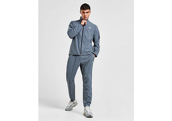 New Balance Straight Woven Track Pants Grey- Heren