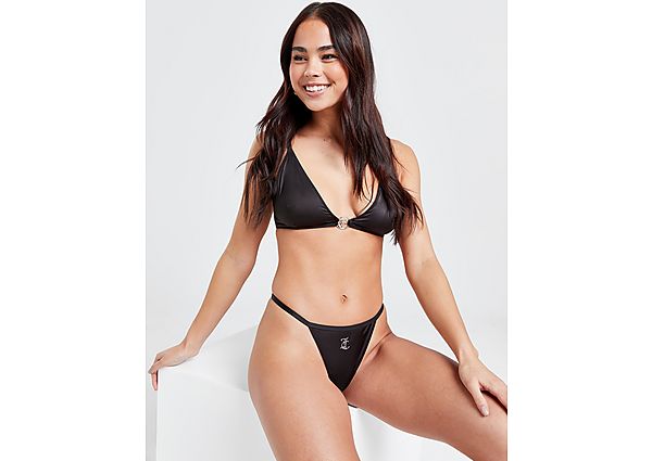 Juicy Couture Charm Thong Black- Dames