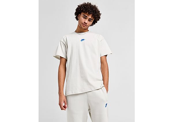 Nike Club T-Shirt White- Heren