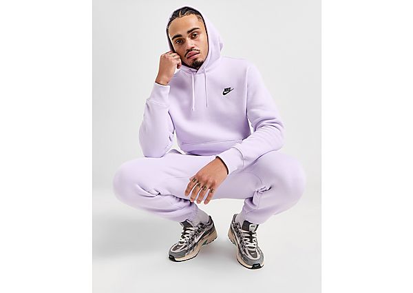 Nike Sportswear Club Fleece Hoodie Purple- Heren