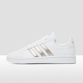 ADIDAS GRAND COURT BASE SNEAKERS WIT/GOUD DAMES