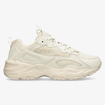 FILA RAY TRACER SNEAKERS BEIGE WIT/ROOD DAMES
