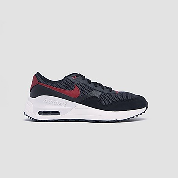NIKE AIR MAX SYSTM SNEAKERS ZWART/ROOD KINDEREN
