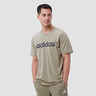Mode Shirts Shirts met print Adidas Shirt met print lichtgrijs gedrukte letters casual uitstraling 