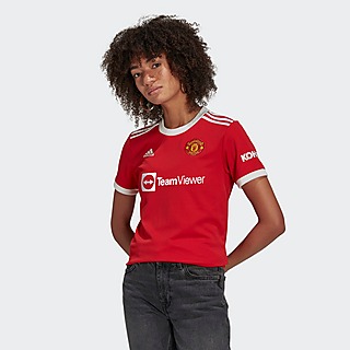 ADIDAS MANCHESTER UNITED THUISSHIRT 21/22 ROOD DAMES