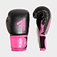 Black/Pink adidas Hybrid 100 Boxing Gloves