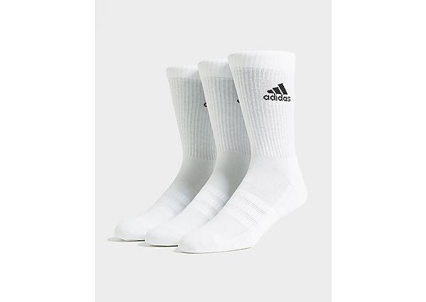 adidas 3-Pack Crew Socks - White
