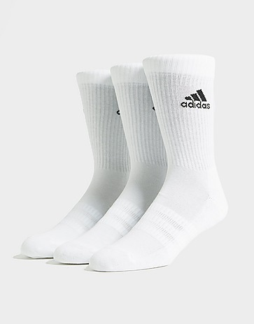 adidas 3 Pack Crew Socks