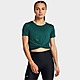 Blue Under Armour Short-Sleeves Motion Crossover Crop SS