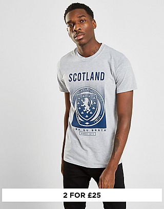 Official Team Scotland FA Fade Short Sleeve T-Shirt