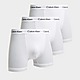 White Calvin Klein Underwear 3-Pack Trunks